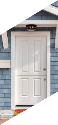 porte d'entrée en bois