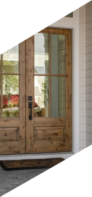 porte d'entrée en bois